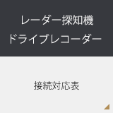 レーダー探知機ドライブレコーダー