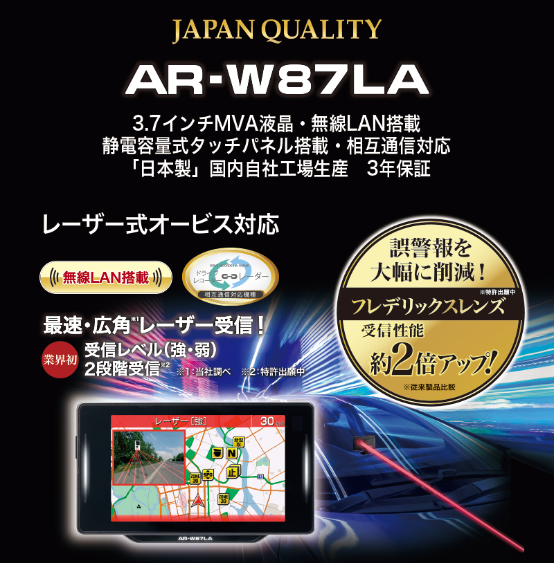 AR-W87LA セルスター工業株式会社