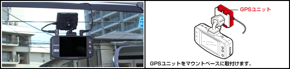 GPSユニット取り付け例