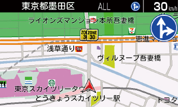 指定方向外進行禁止の標識1