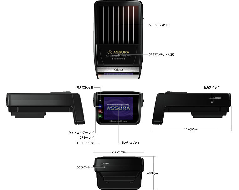GPS[_[Tm@ ASSURAAV AR-200FE XybN